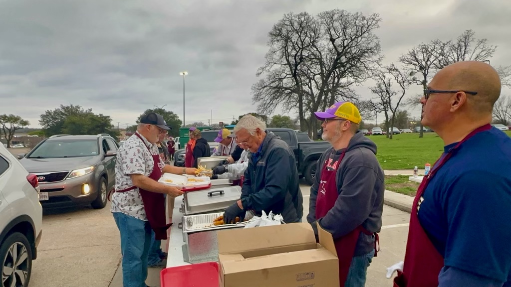 Serving at the Fish Fry