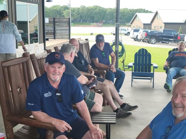 A break during a fishing trip