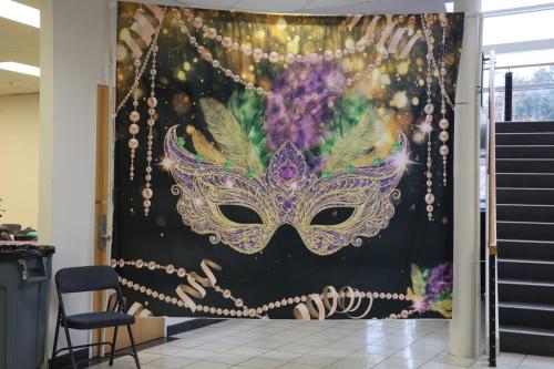 Mardi Gras mask poster